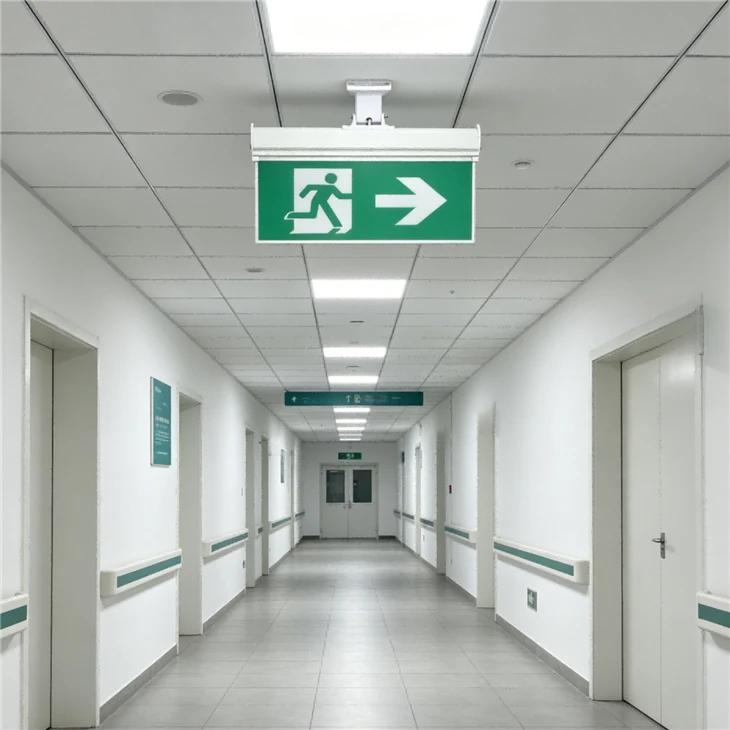 ceiling mounted running man em light 1